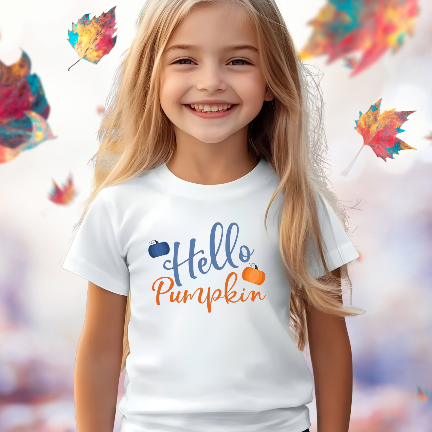 Hello Pumpkin Kid’s T-Shirt