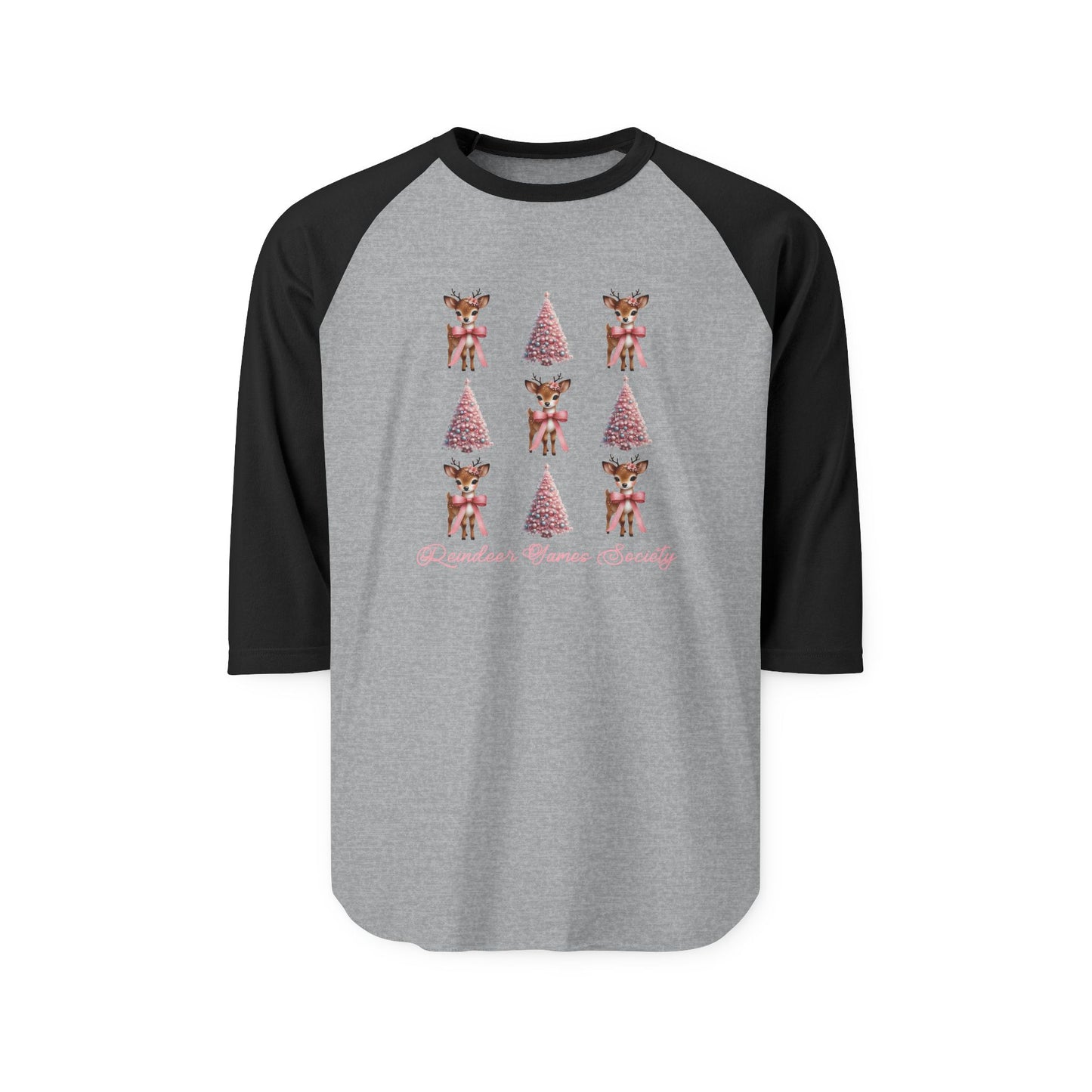 Reindeer Games Society Baseball Tee