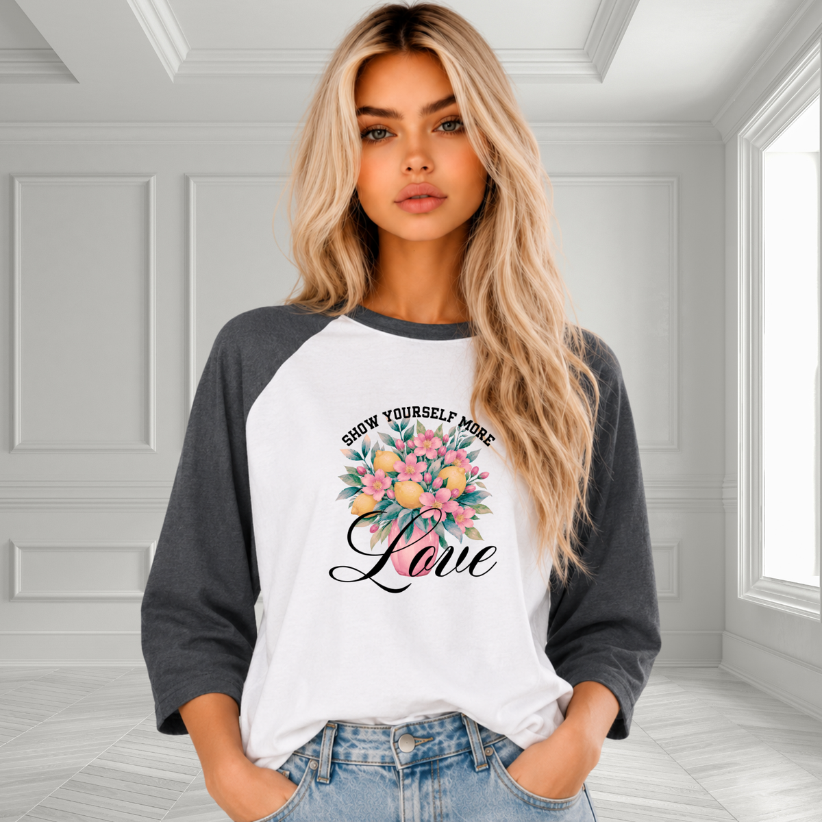 Show Yourself More Love Baseball Tee