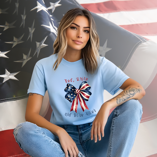 Red White And Blue Vibes T-Shirt