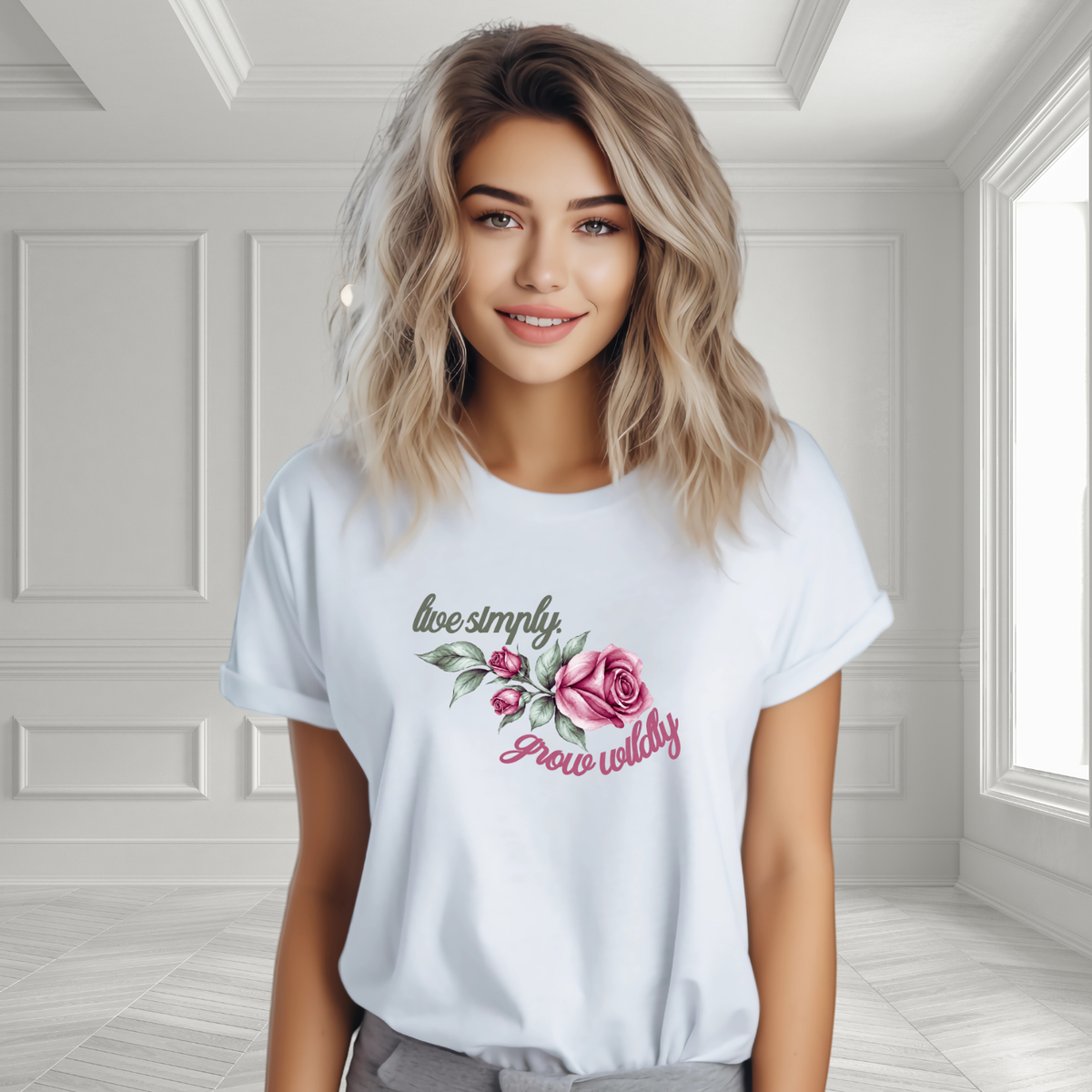 Live Simply, Grow Wildly T-Shirt
