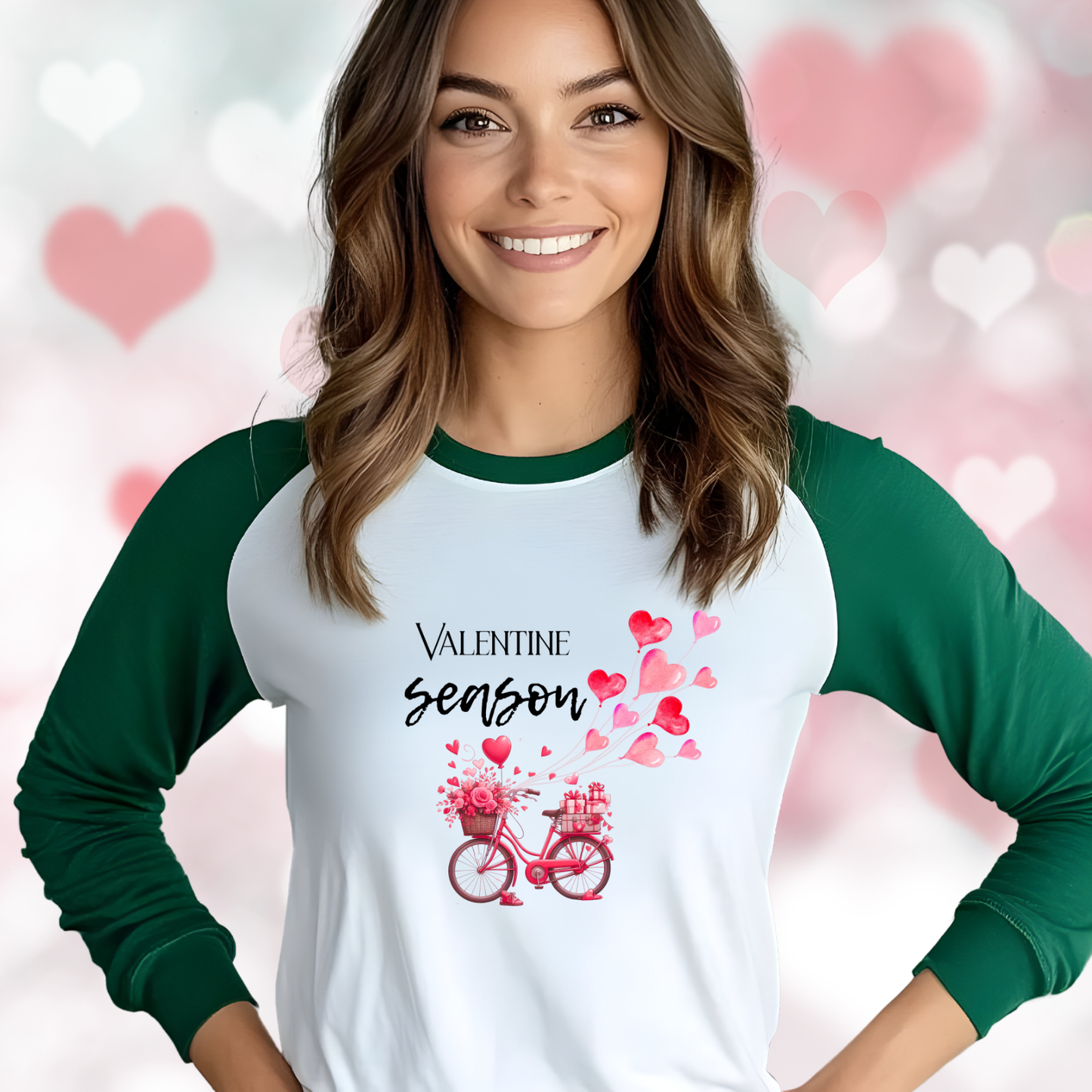 Valentine Season Baseball Tee