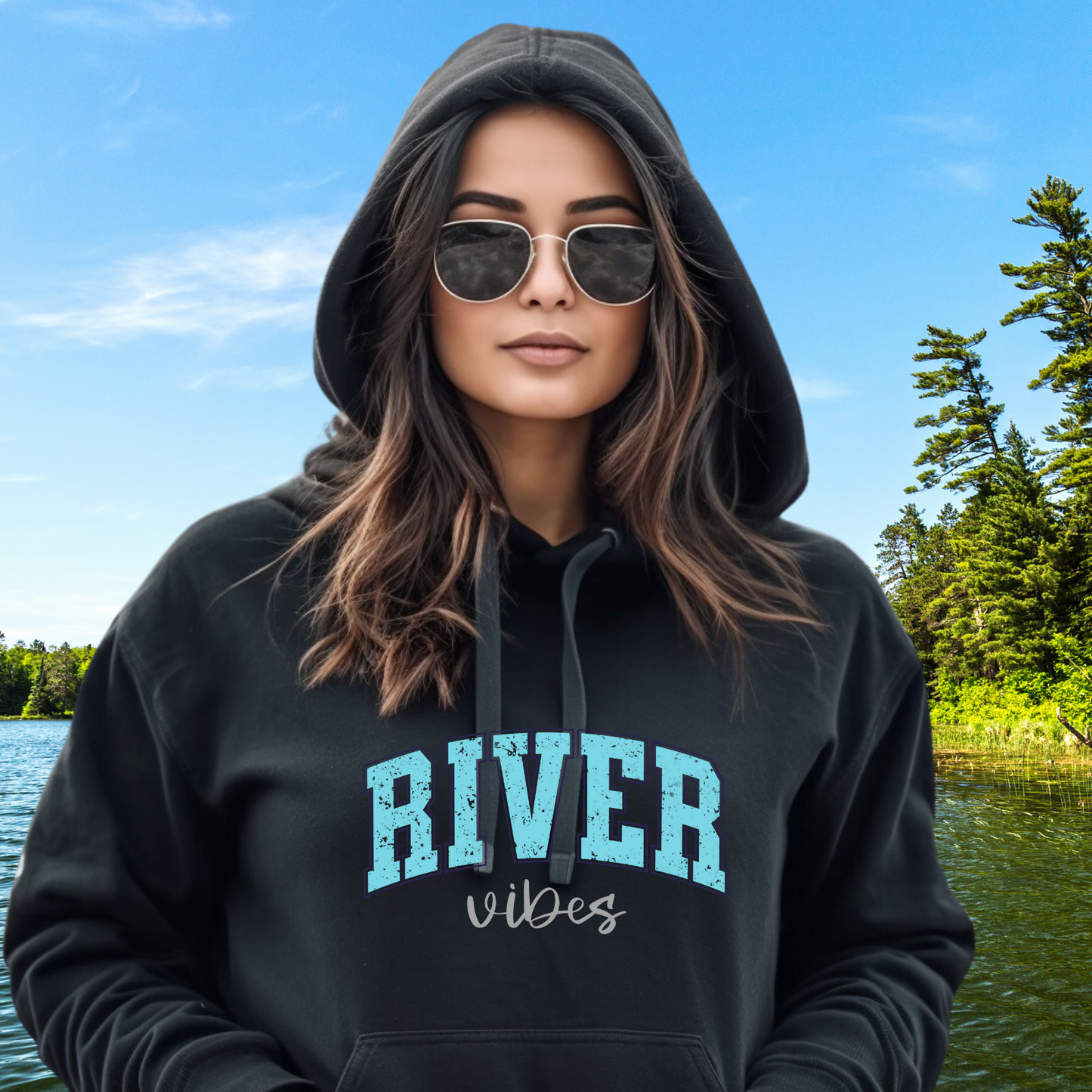 River Vibes Pullover Hoodie