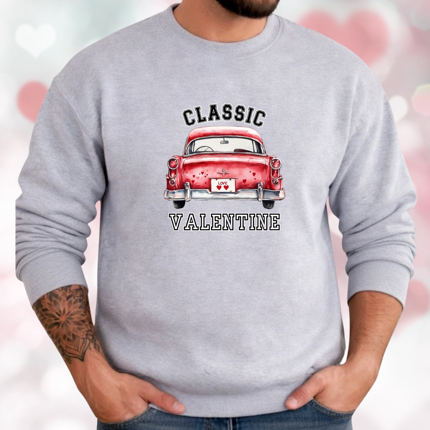 Classic Valentine Crewneck Sweatshirt
