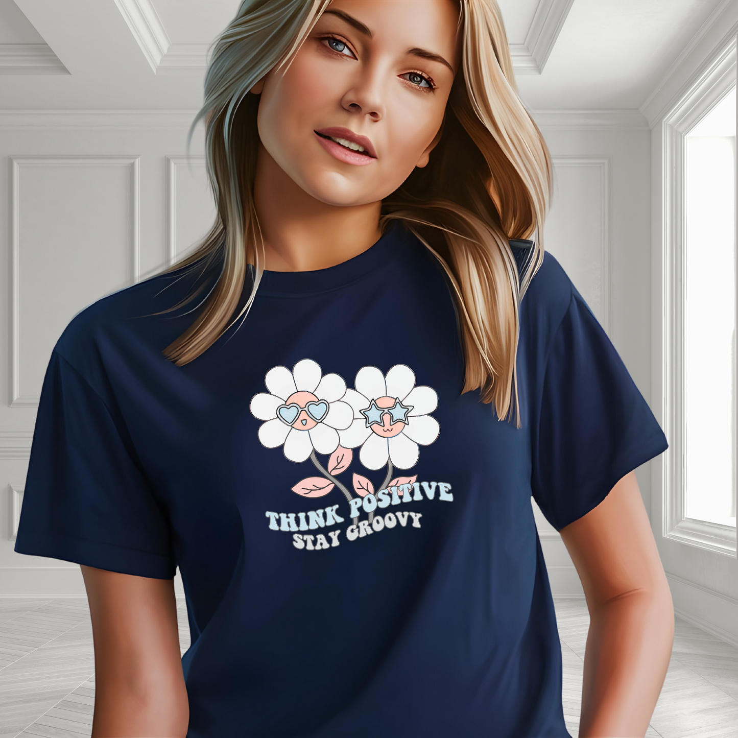 Think Positive, Stay Groovy T-Shirt