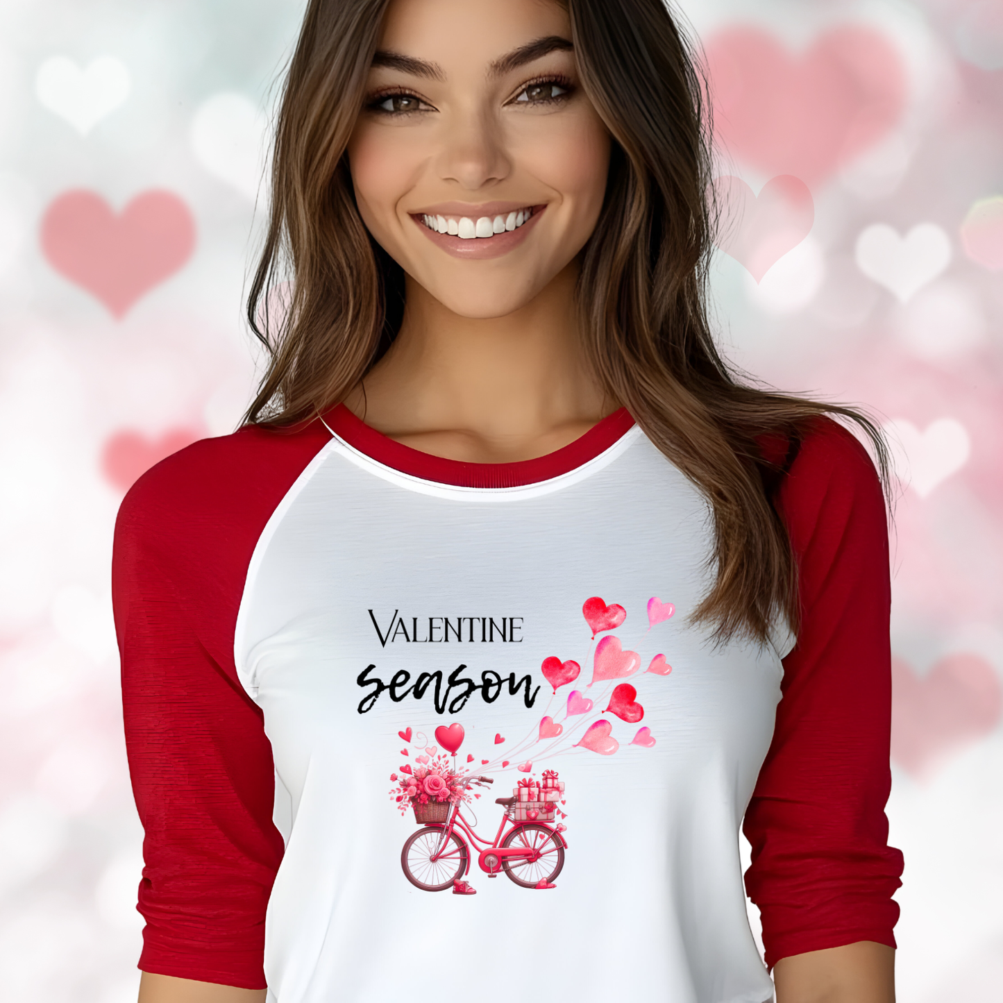 Valentine Season Baseball Tee
