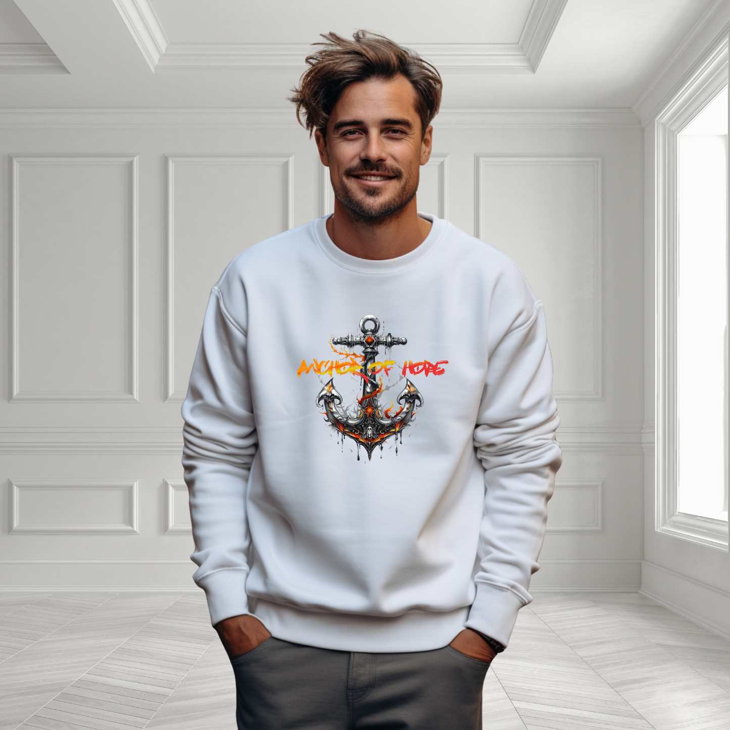 Anchor Of Hope Crewneck Sweatshirt