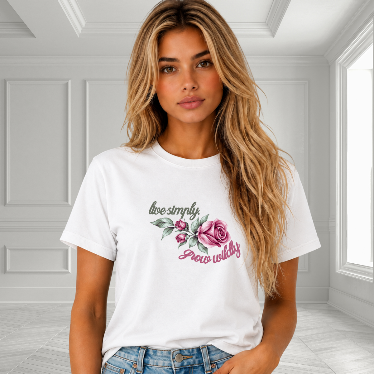 Live Simply, Grow Wildly T-Shirt