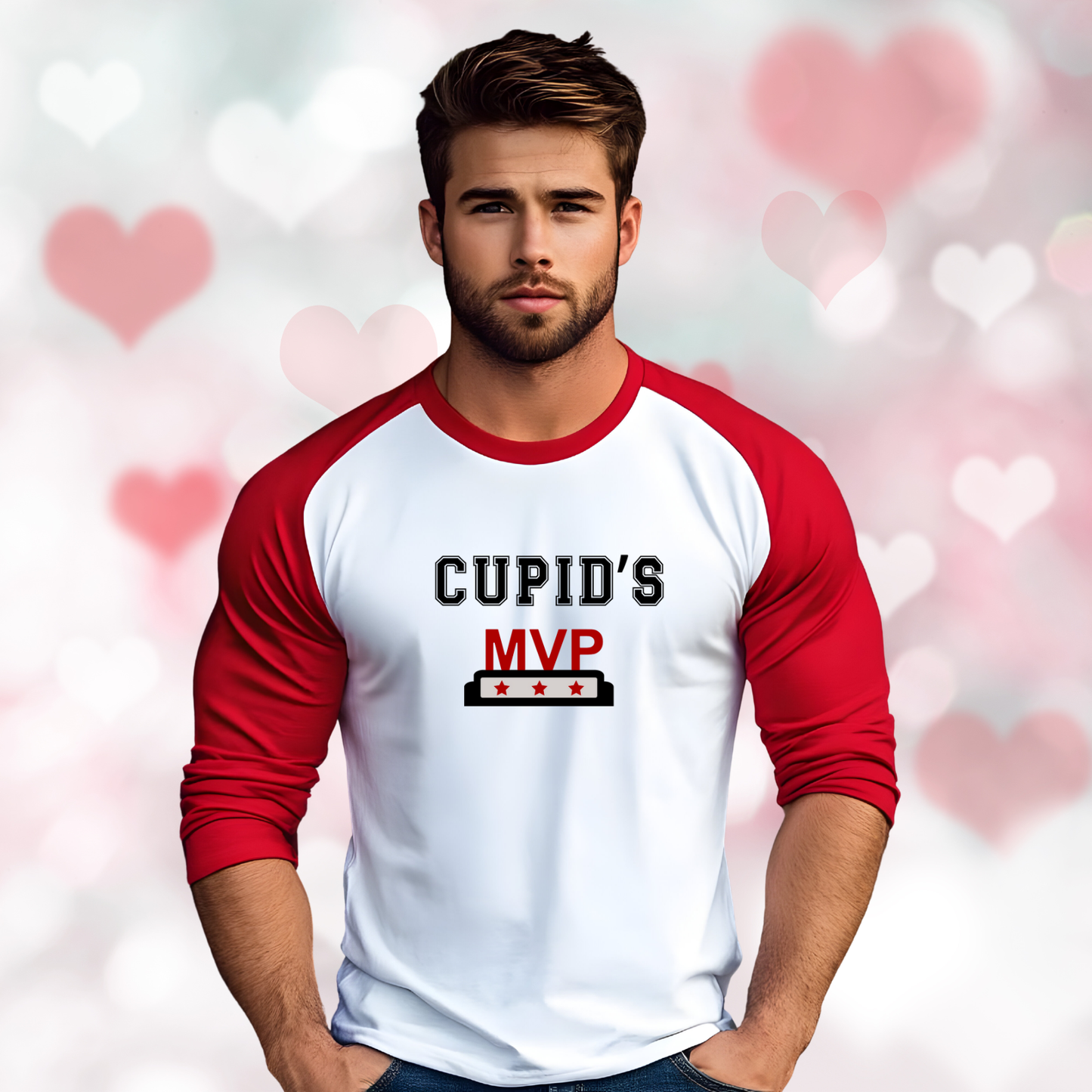 Cupid's MVP Baseball Tee