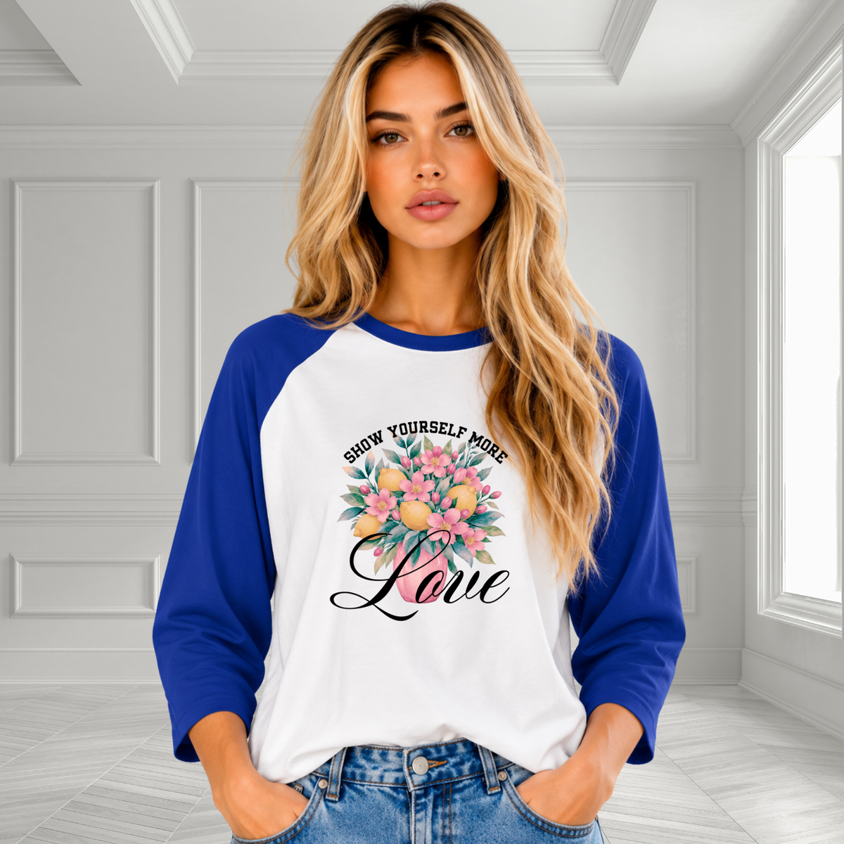 Show Yourself More Love Baseball Tee