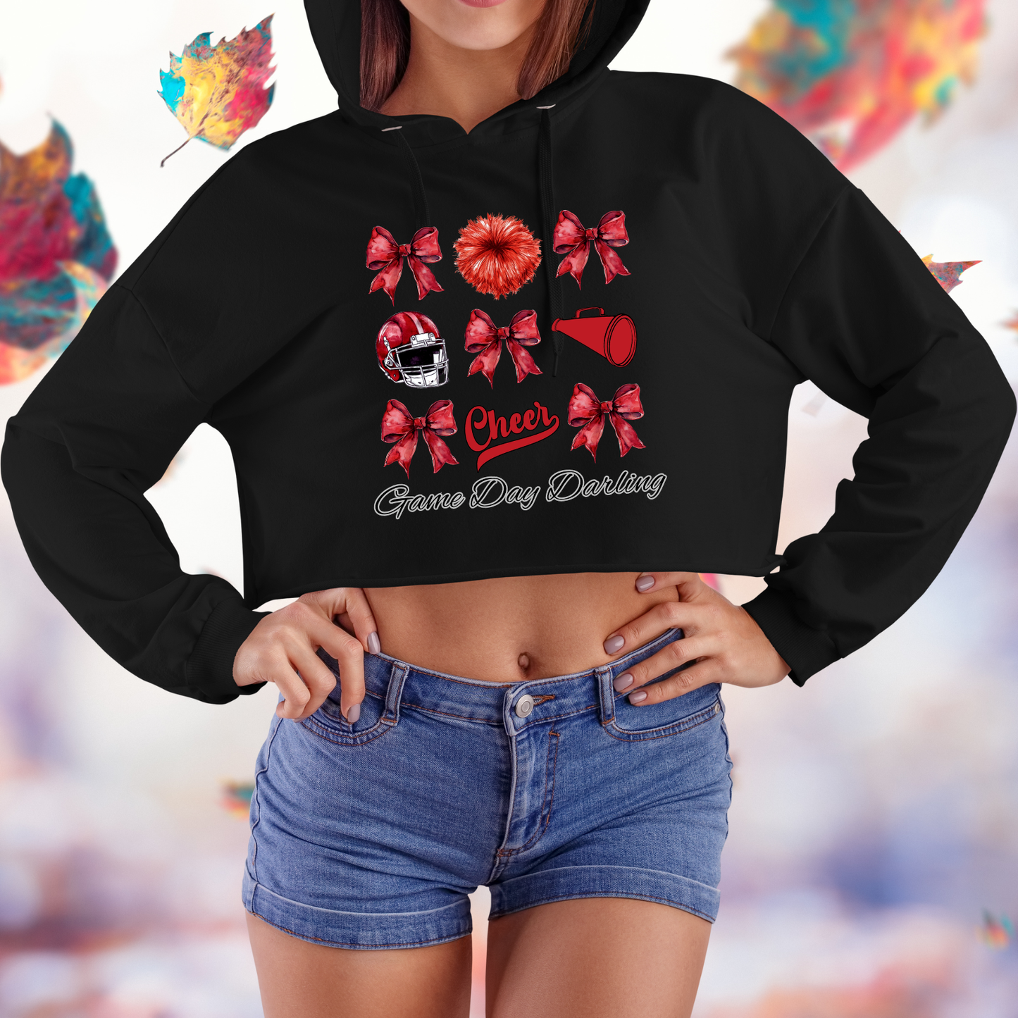Game Day Darling Crop Hoodie
