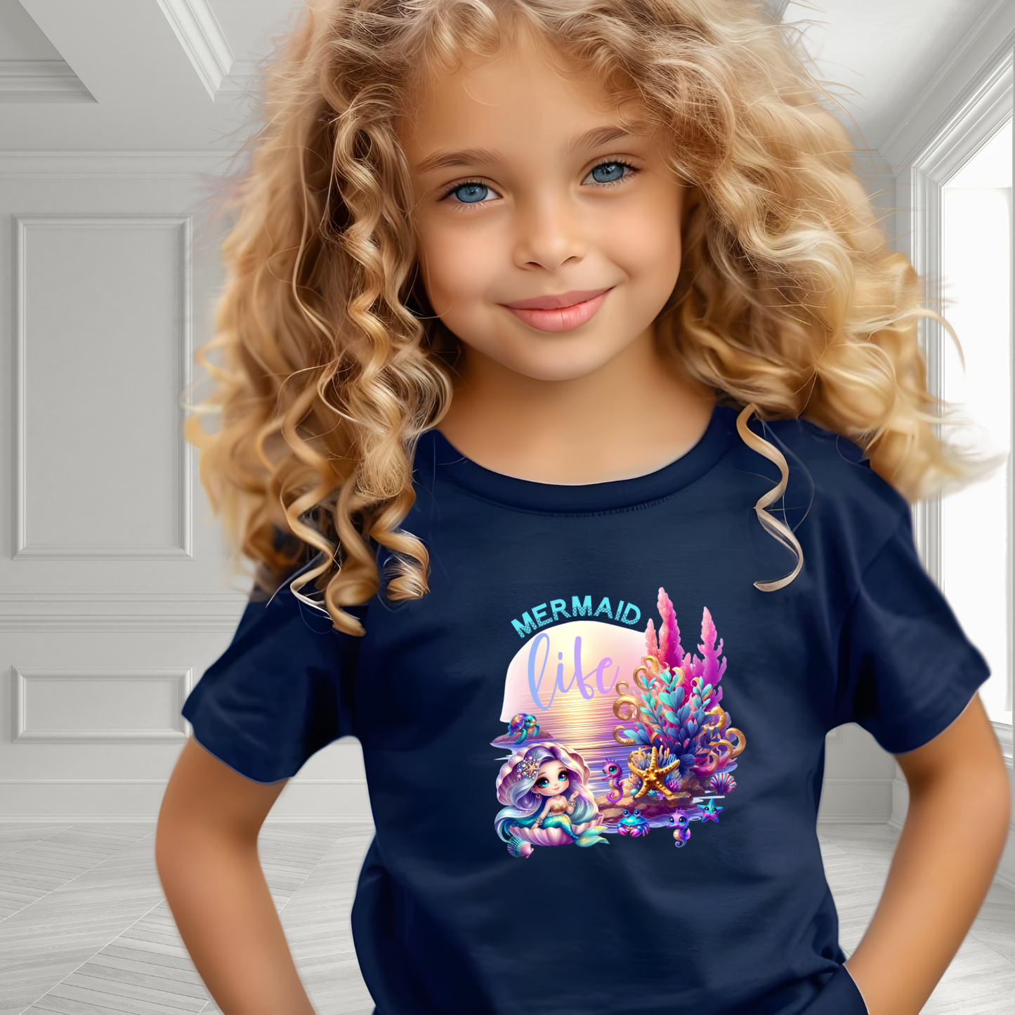 Mermaid Life Kid's T-Shirt