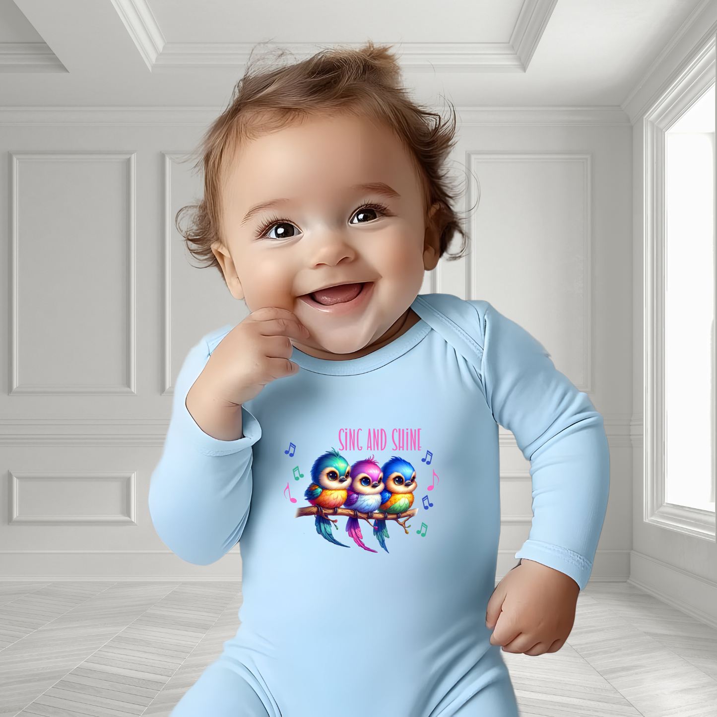 Sing & Shine Infant Long Sleeve Onesie
