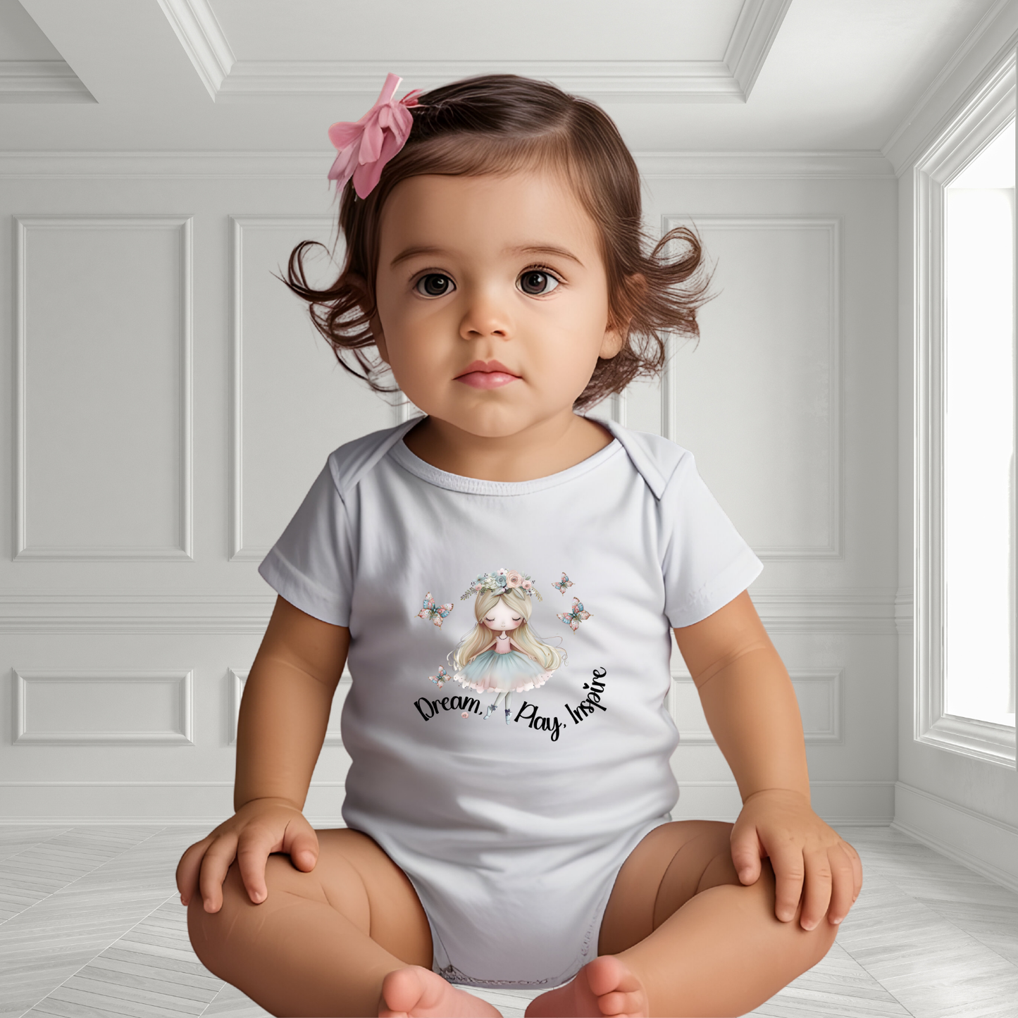 Dream, Play, Inspire Infant Short Sleeve Onesie