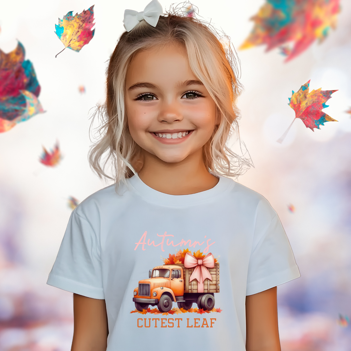 Autumn’s Cutest Leaf Kid’s T-Shirt