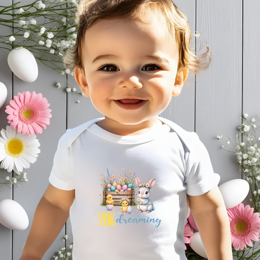 Spring Dreaming Infant Short Sleeve Onesie