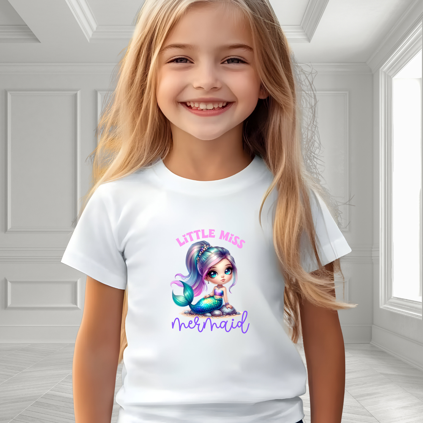 Little Miss Mermaid Kid's T-Shirt
