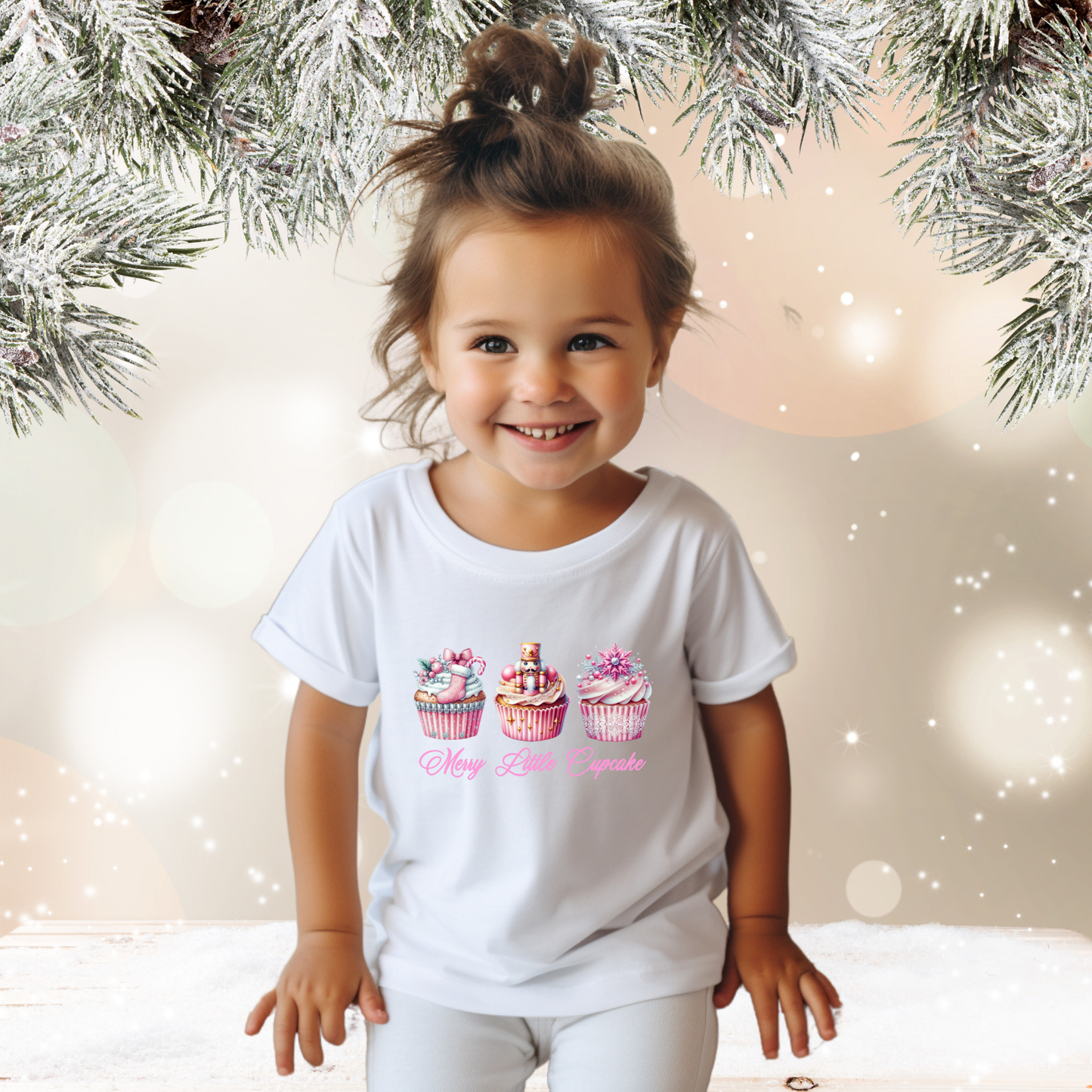 Merry Little Cupcake Toddler T-Shirt