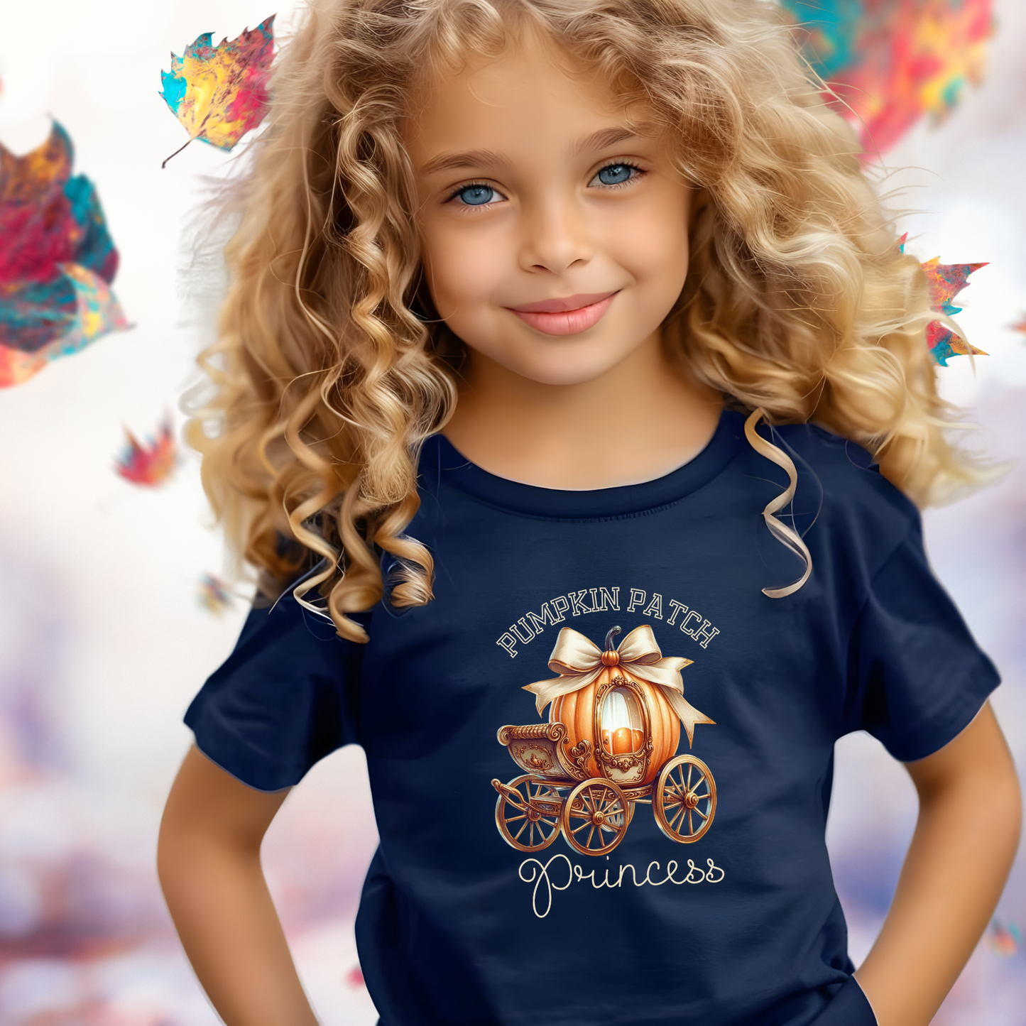Pumpkin Patch Princess Kid’s T-Shirt