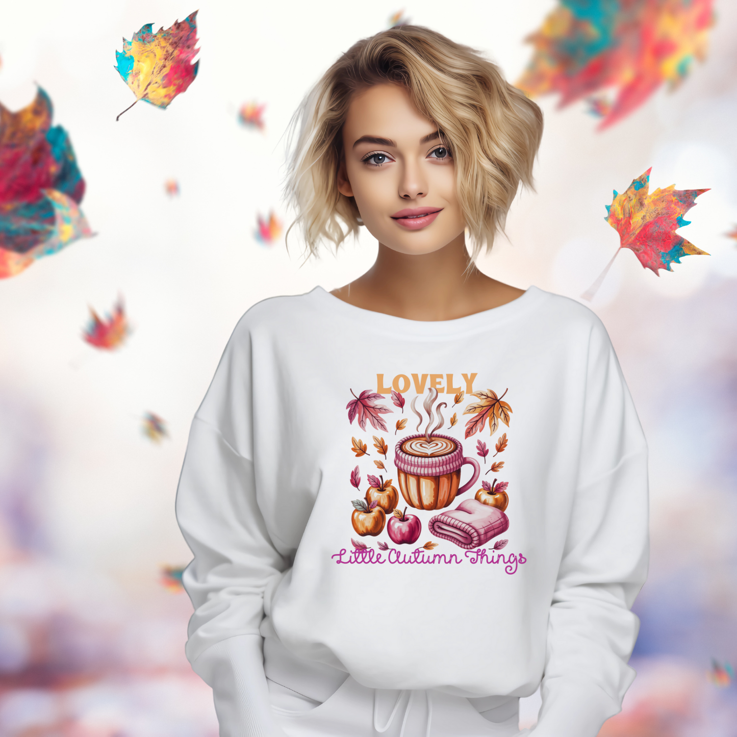 Lovely Little Autumn Things Crewneck Sweatshirt