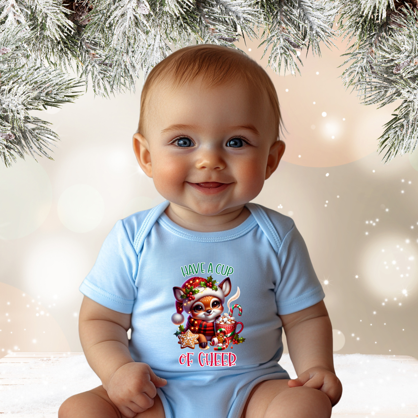 Have A Cup Of Cheer Infant Short Sleeve Onesie
