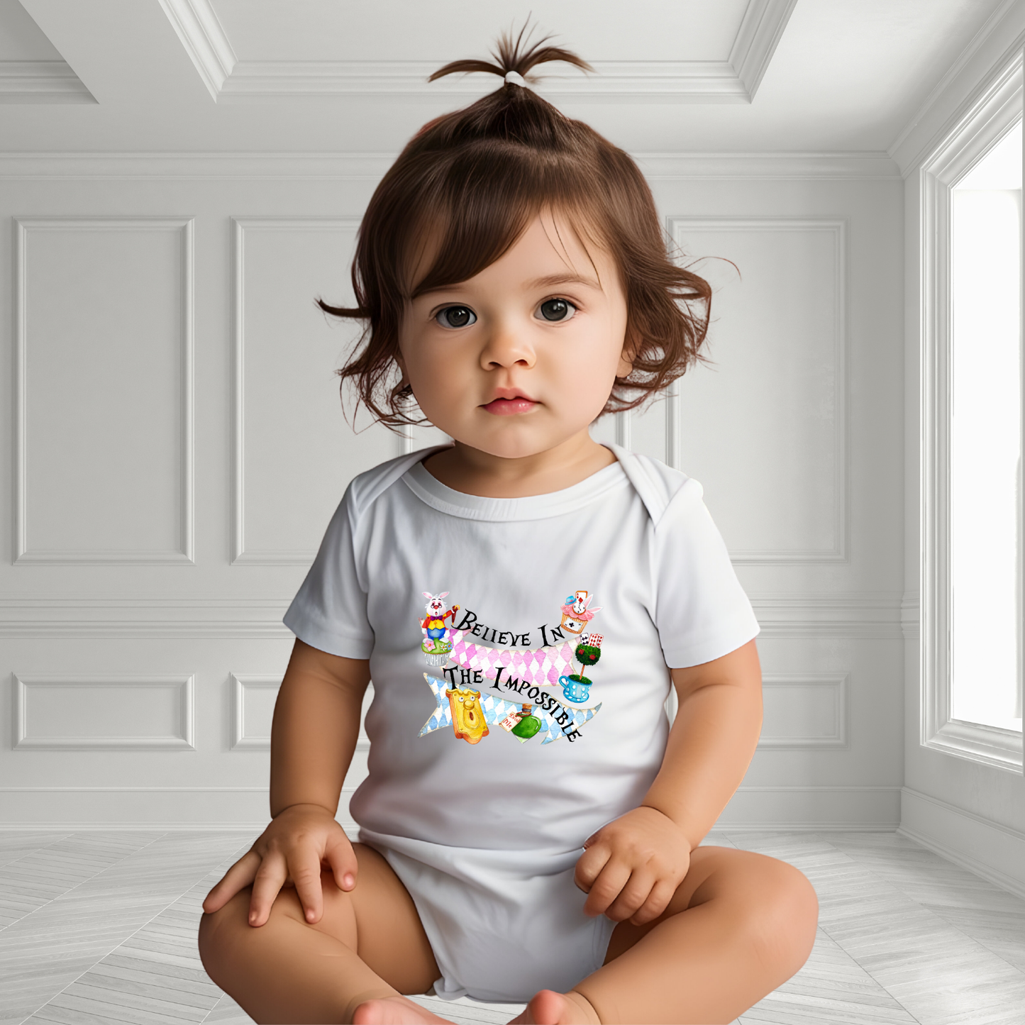 Believe In The Impossible Infant Short Sleeve Onesie