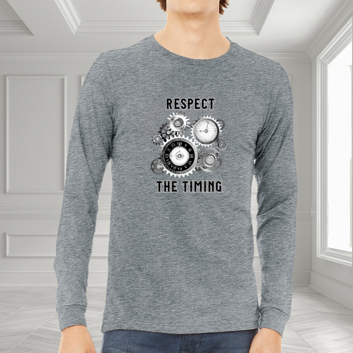 Respect The Timing Long Sleeve Tee