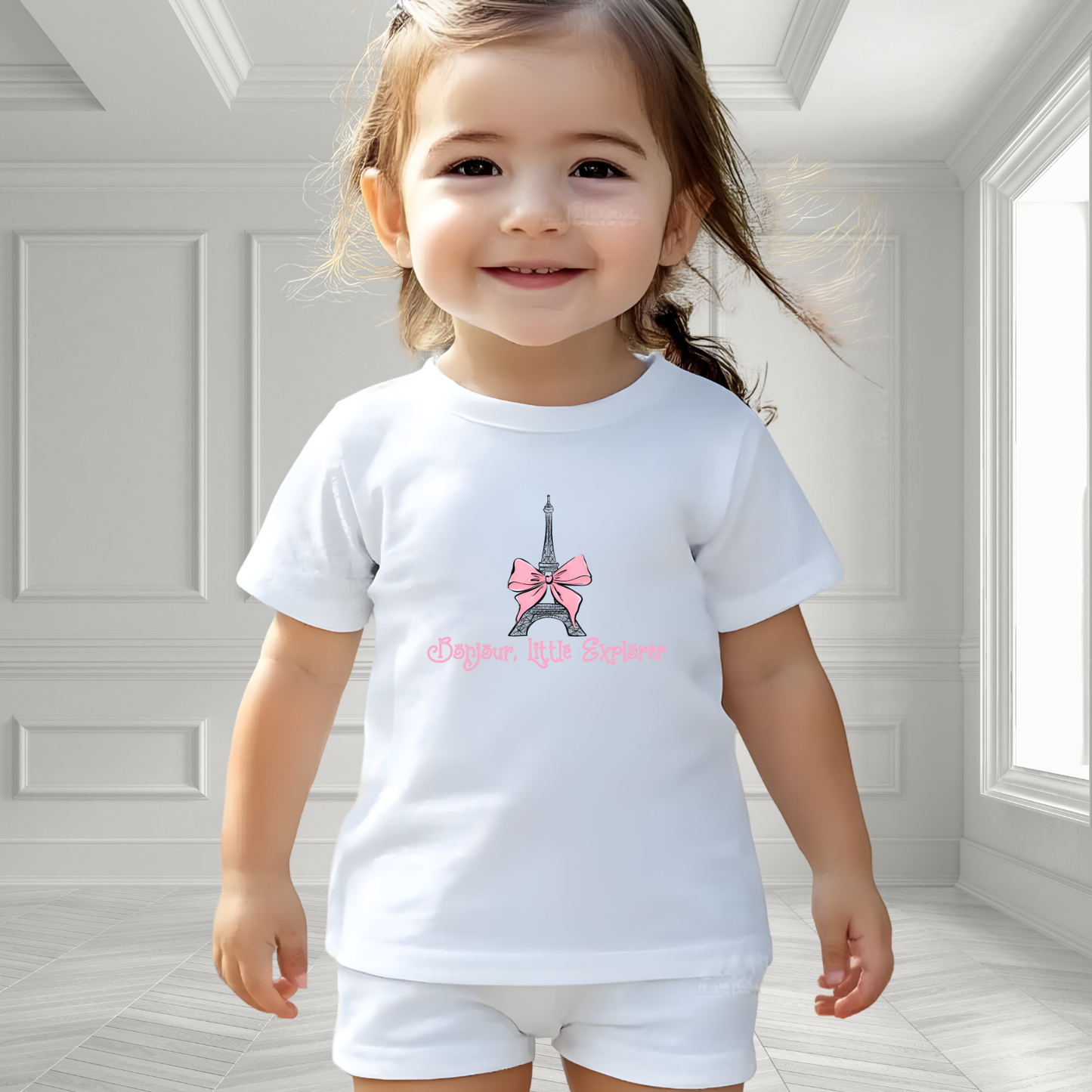 Bonjour, Little Explorer Toddler T-Shirt