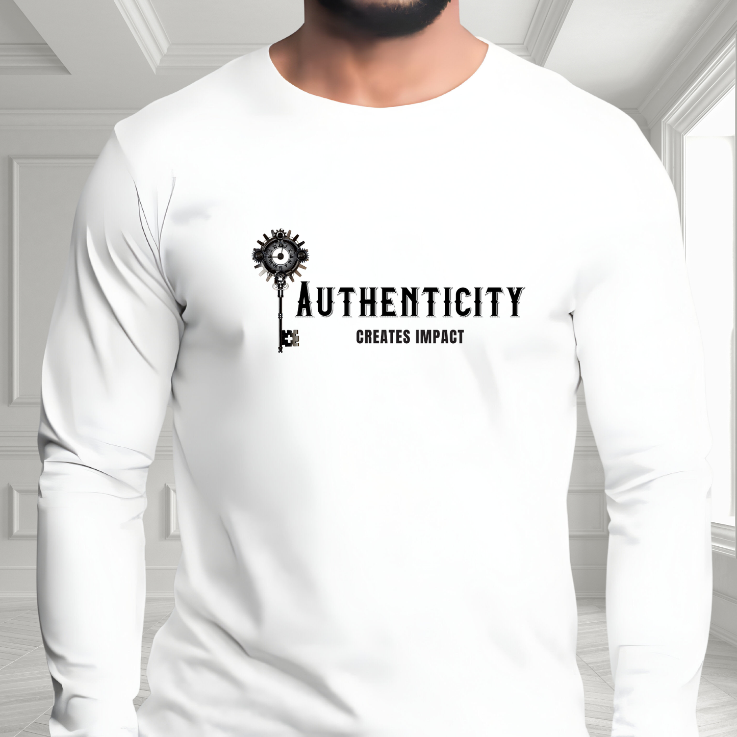 Authenticity Creates Impact Long Sleeve Tee