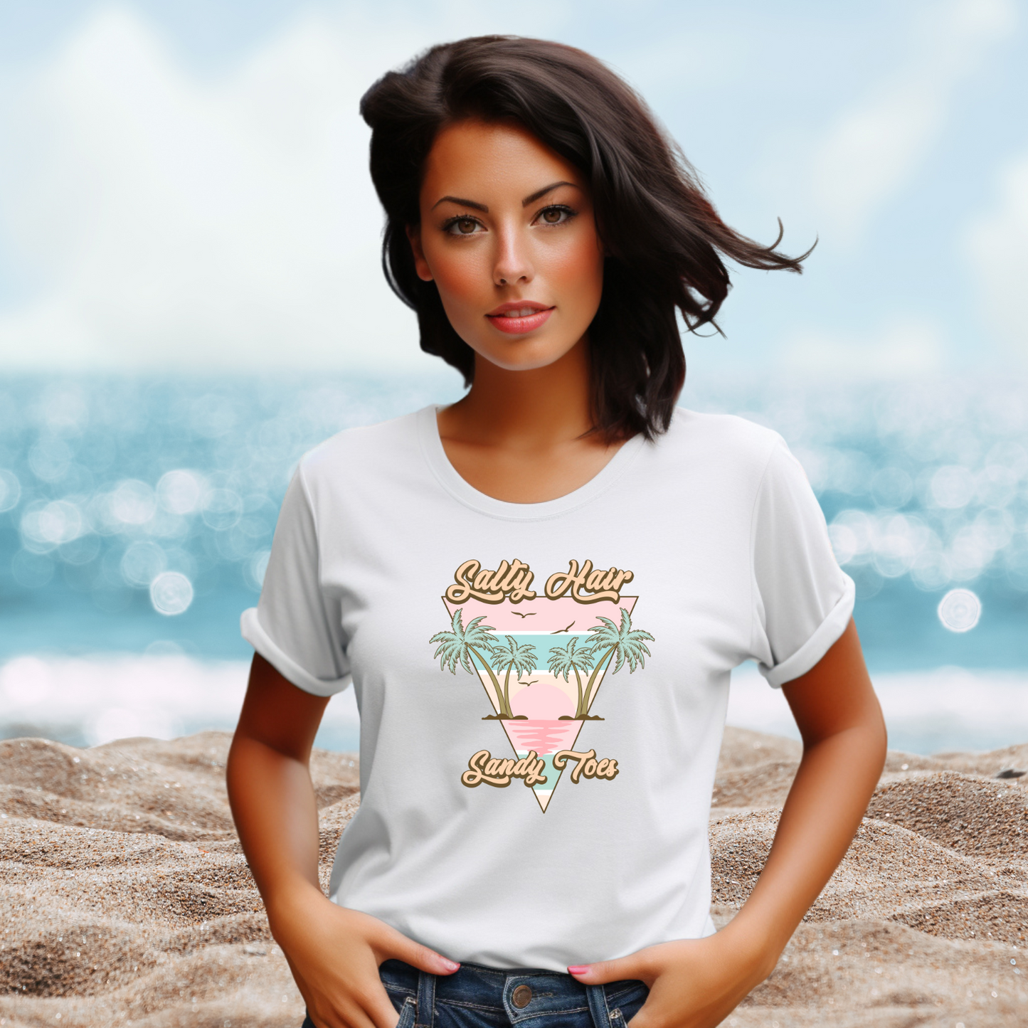 Salty Hair Sandy Toes T-Shirt