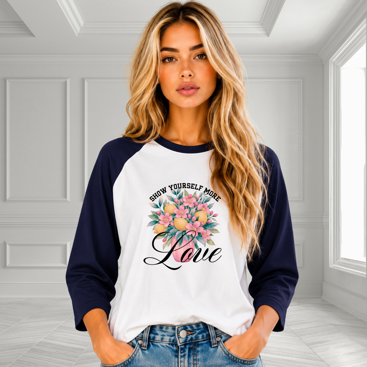 Show Yourself More Love Baseball Tee