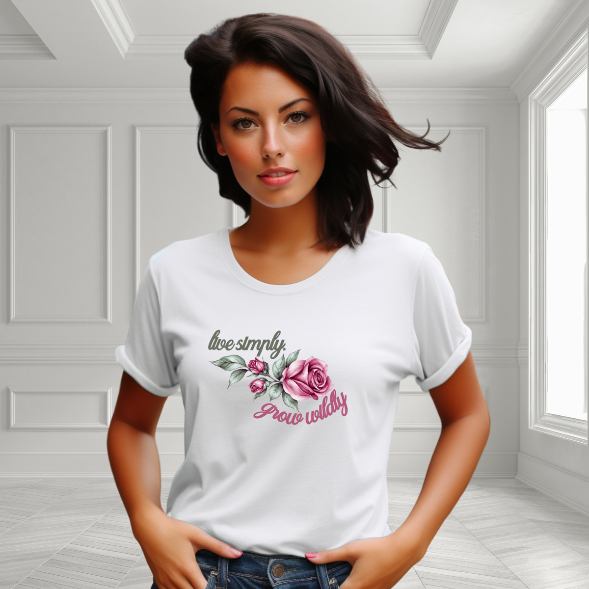 Live Simply, Grow Wildly T-Shirt