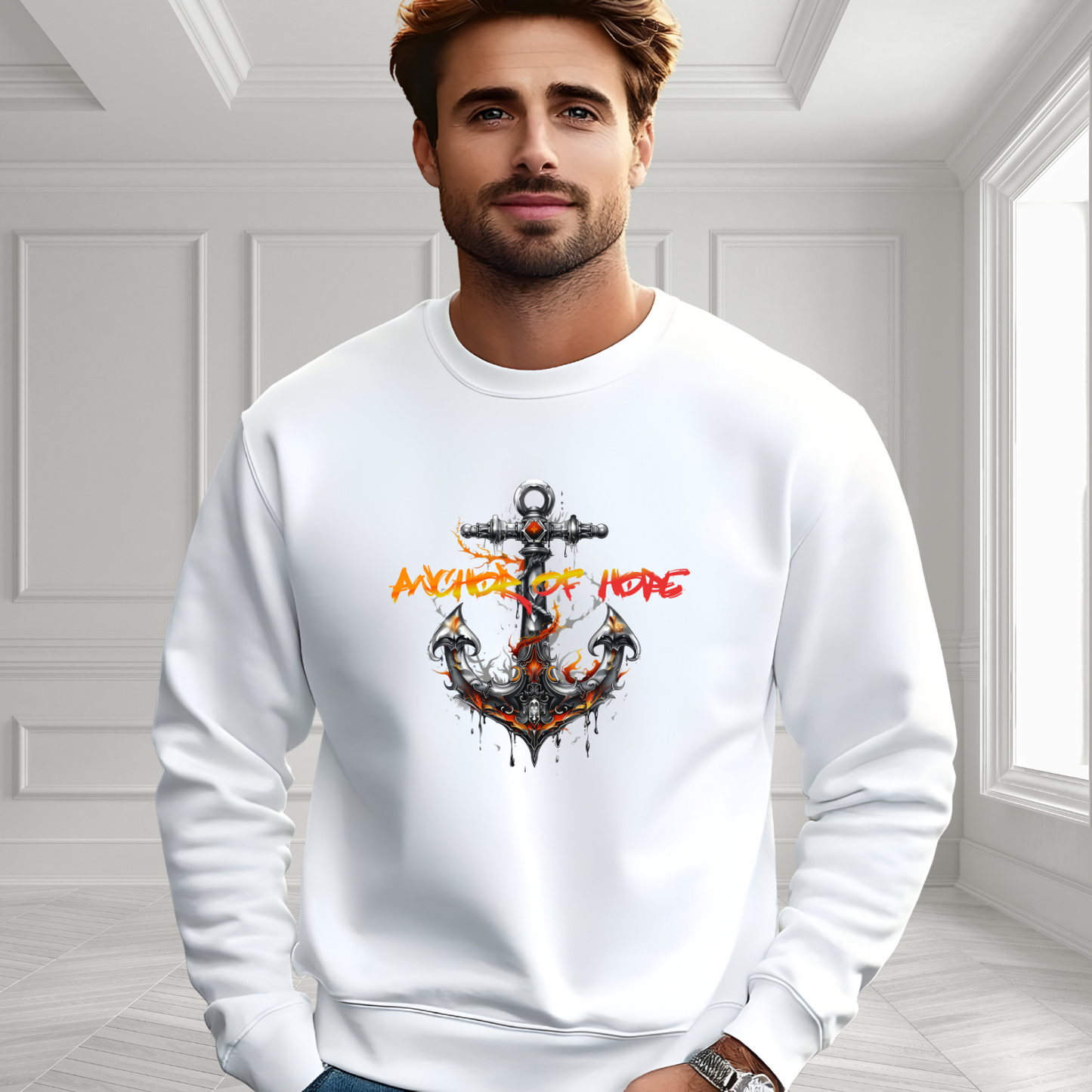 Anchor Of Hope Crewneck Sweatshirt
