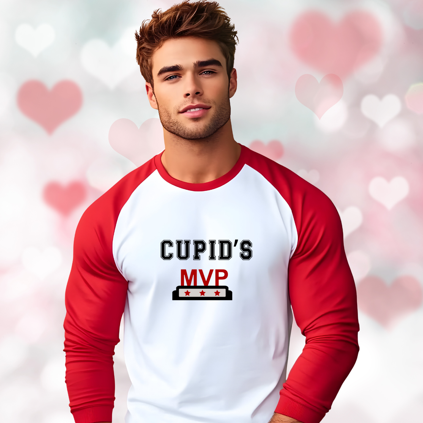 Cupid's MVP Baseball Tee