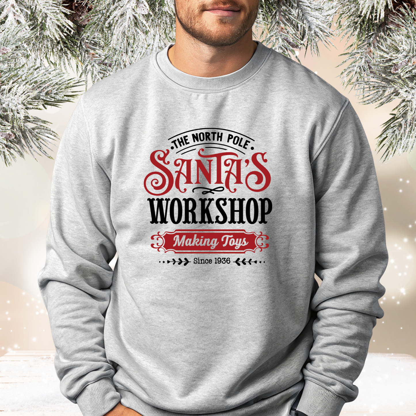 Santa's Workshop Crewneck Sweatshirt