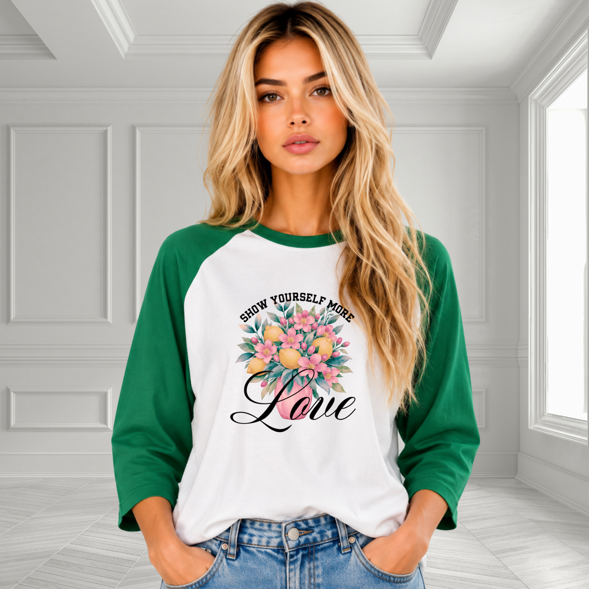 Show Yourself More Love Baseball Tee