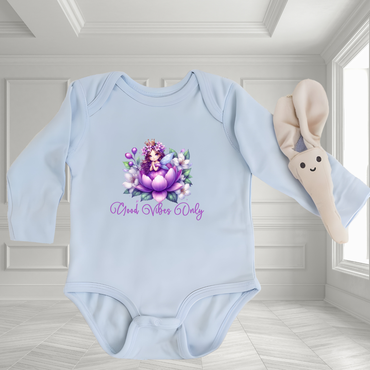 Good Vibes Only Infant Long Sleeve Onesie