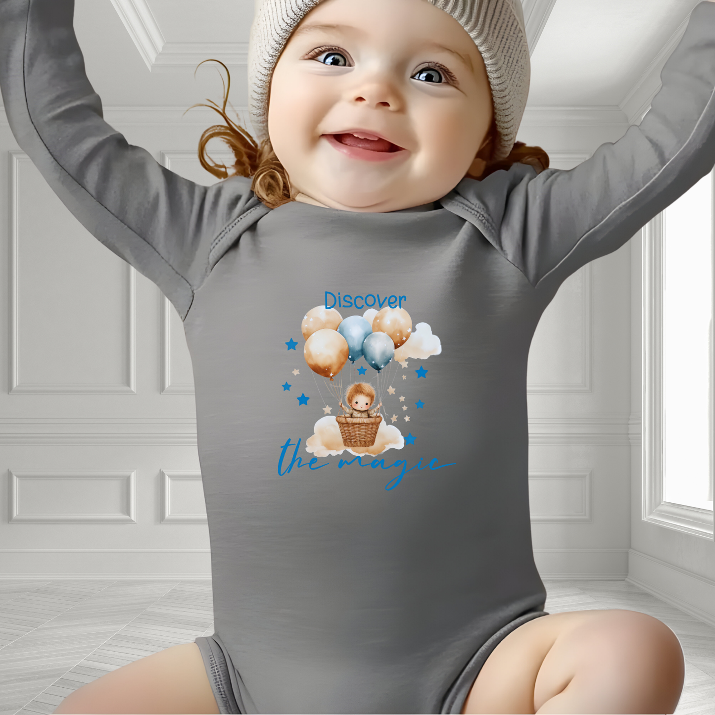 Discover The Magic Infant Long Sleeve Onesie