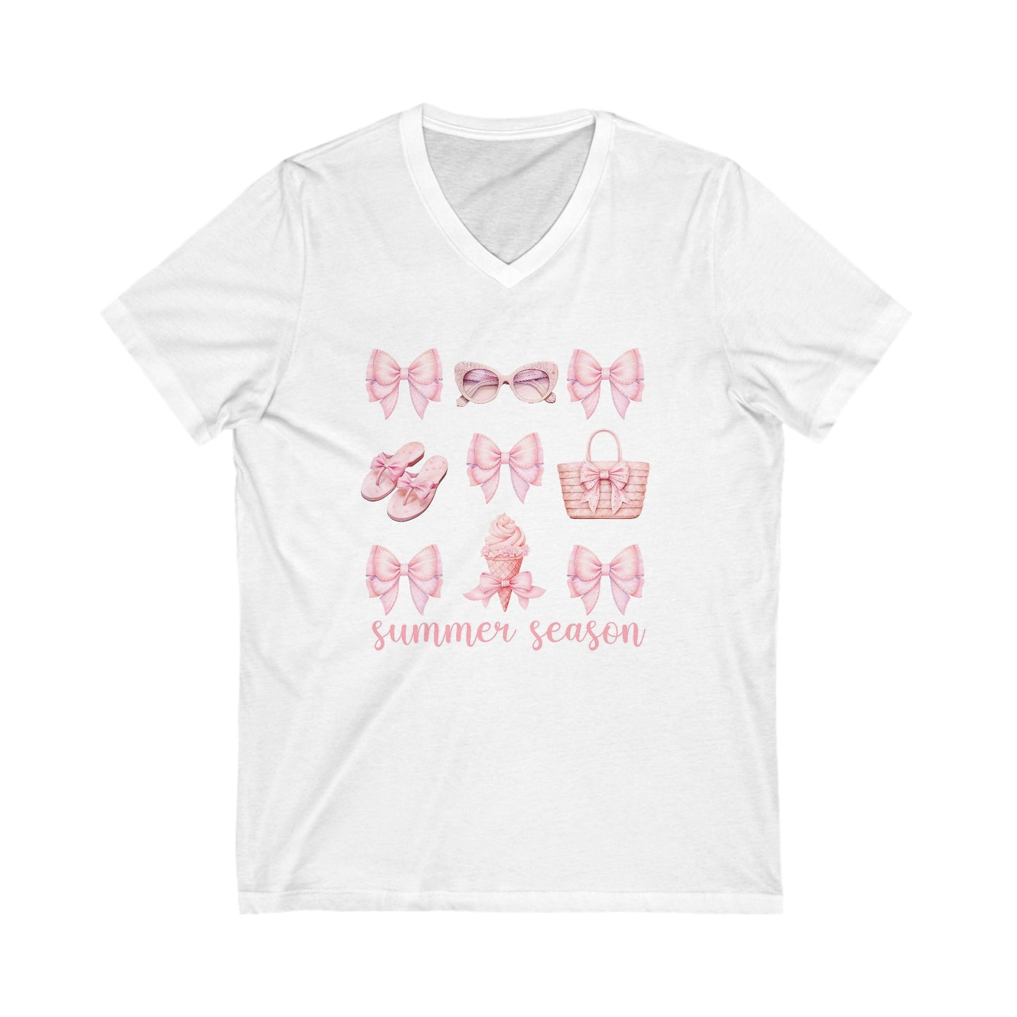 Summer Season V-Neck Tee