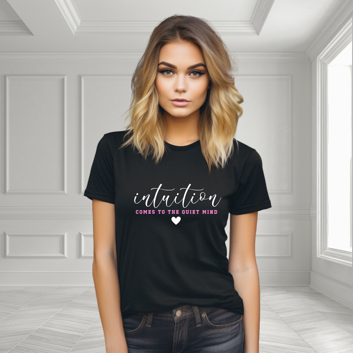 Intuition Comes to the Quiet Mind T-Shirt