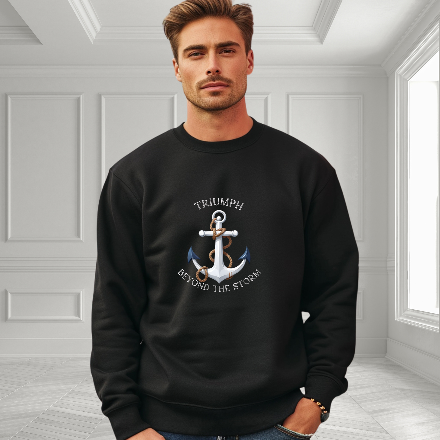 Triumph Beyond The Storm Crewneck Sweatshirt