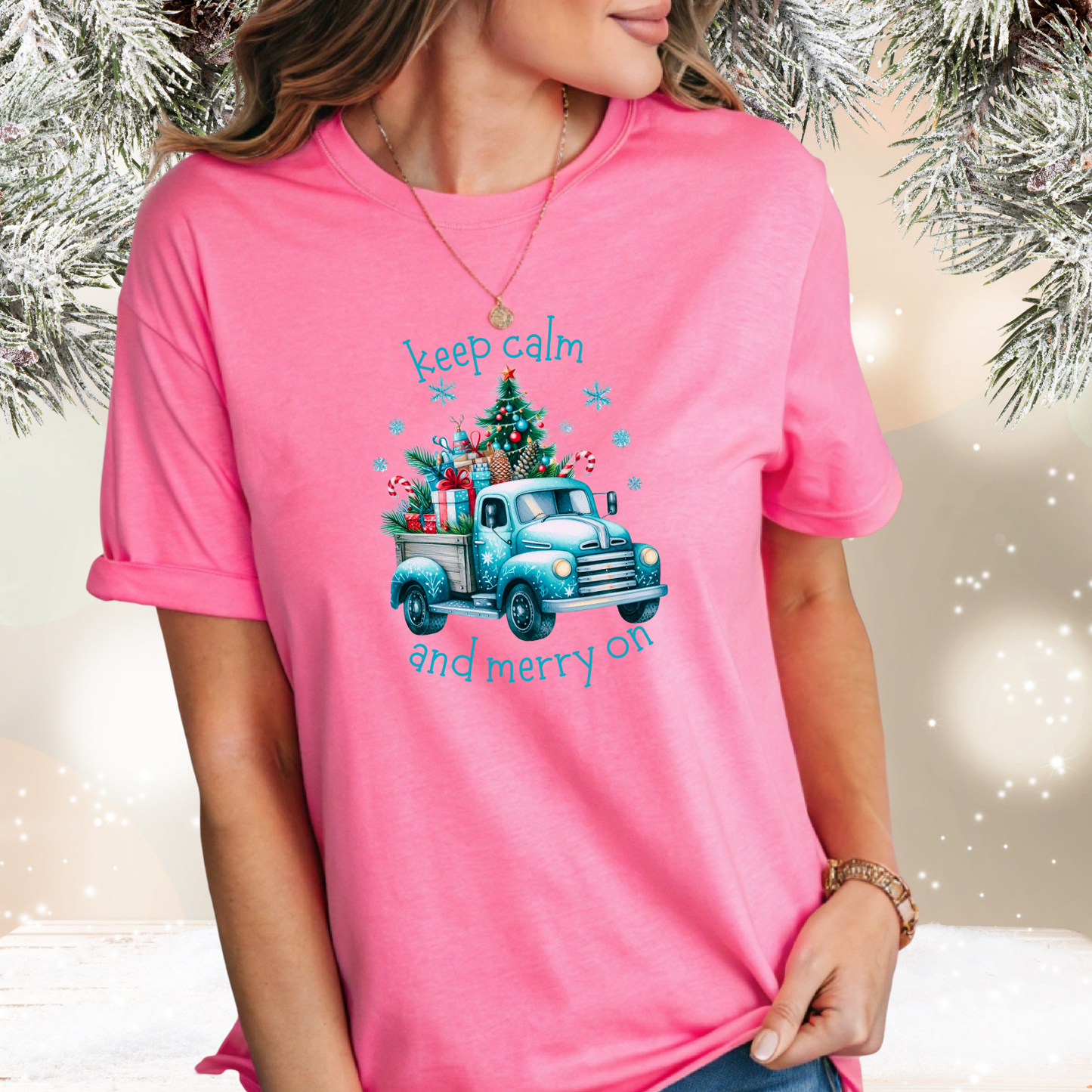 Keep Calm And Merry On T-Shirt