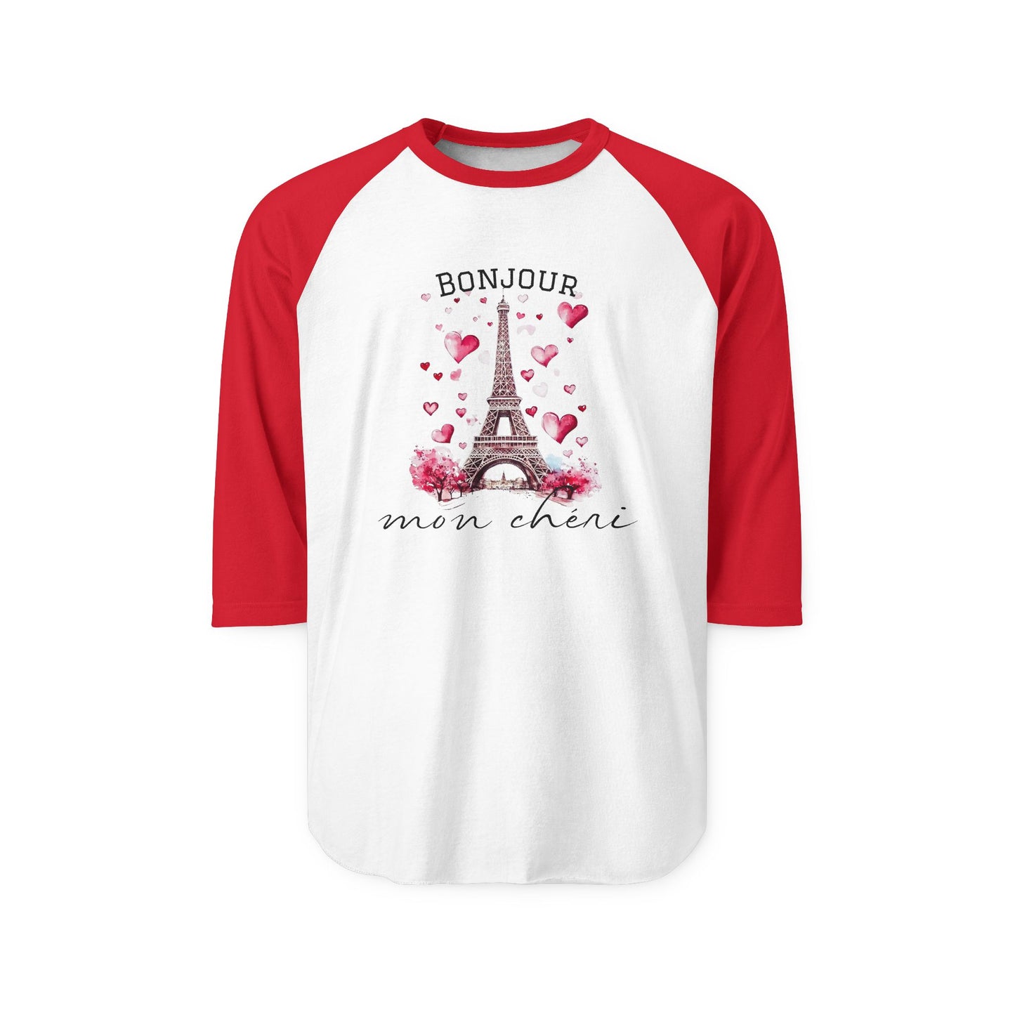 Bonjour Mon Chéri Baseball Tee