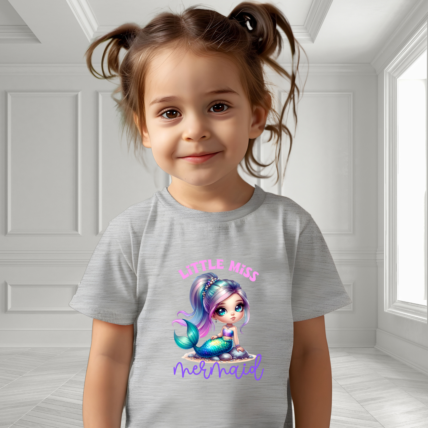 Little Miss Mermaid Toddler T-Shirt