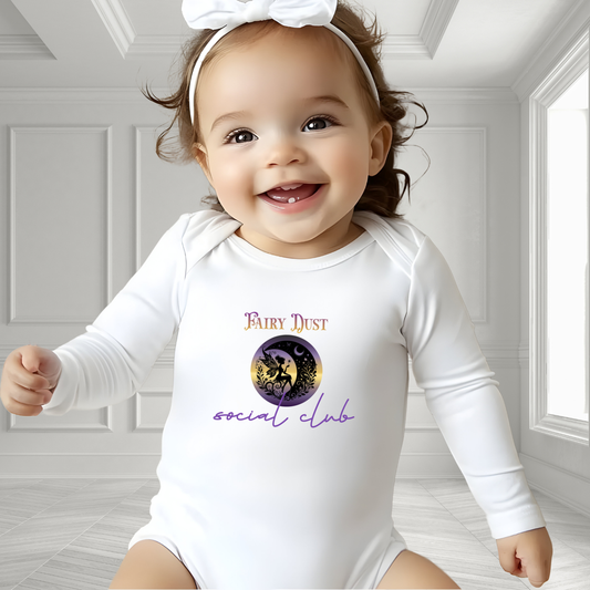 Fairy Dust Social Club Infant Long Sleeve Onesie