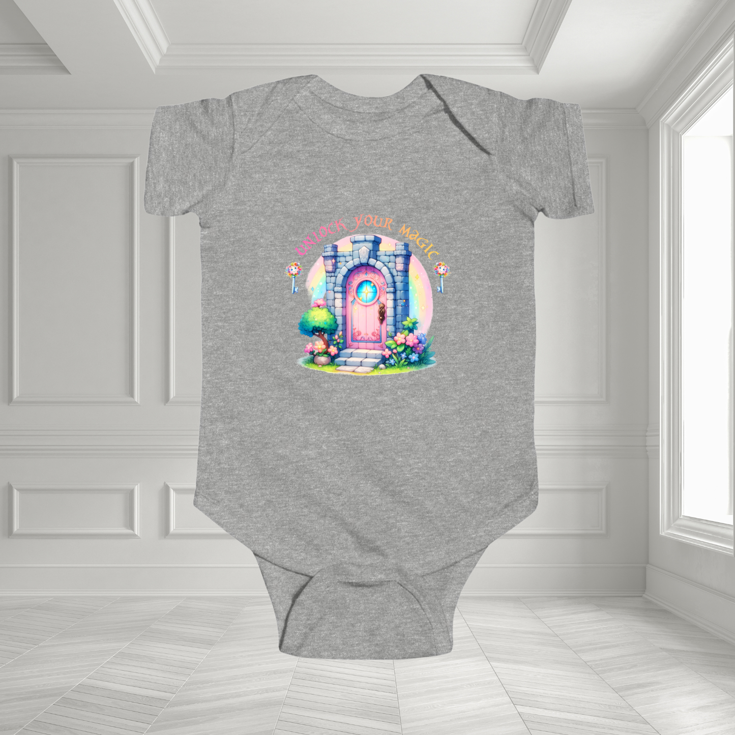 Unlock Your Magic Infant Short Sleeve Onesie