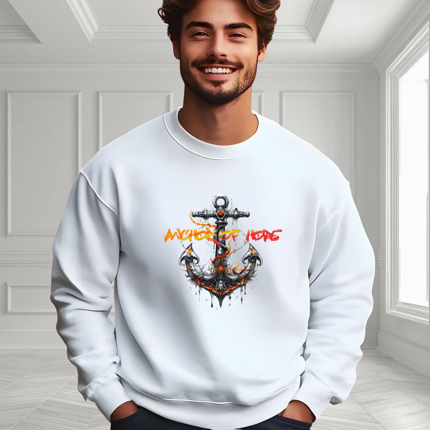 Anchor Of Hope Crewneck Sweatshirt