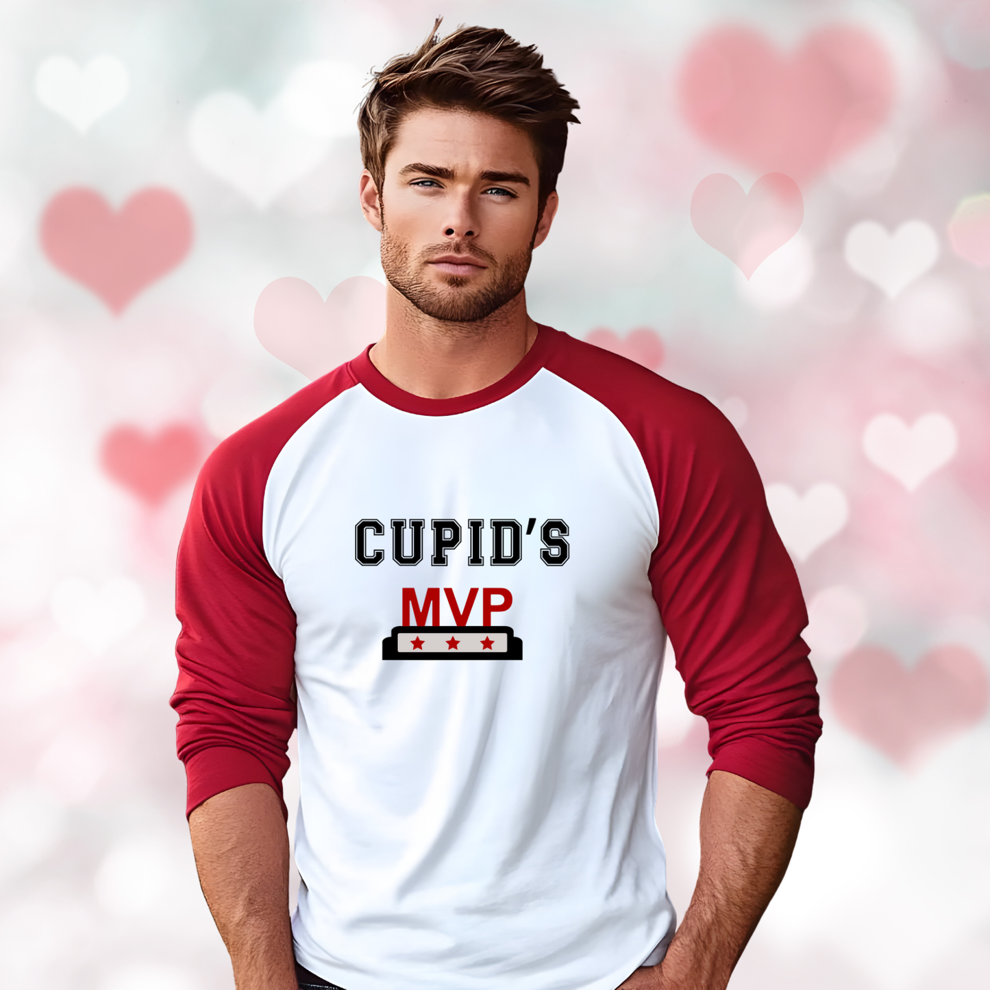 Cupid's MVP Baseball Tee