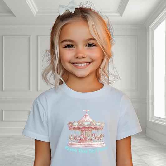 Braver Than You Think Kid's T-Shirt