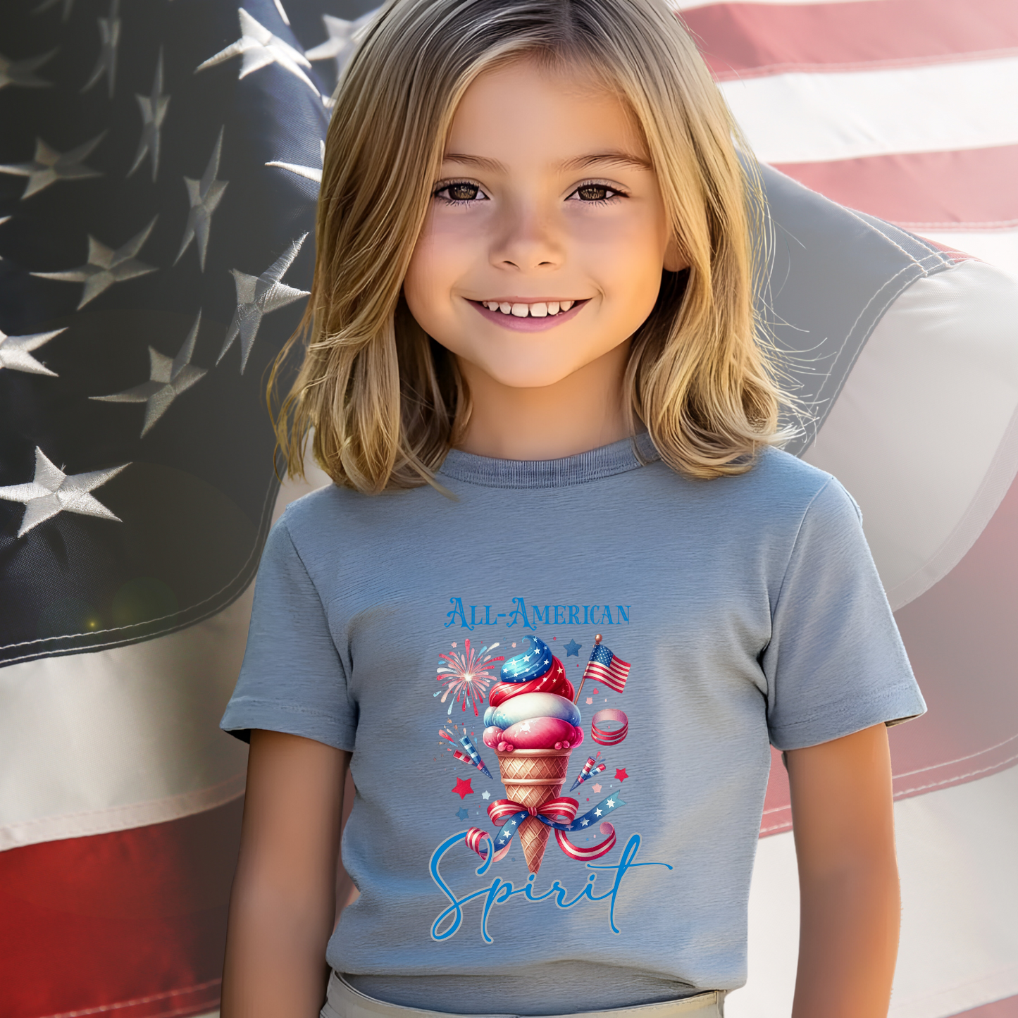 All-American Spirit Kid's T-Shirt